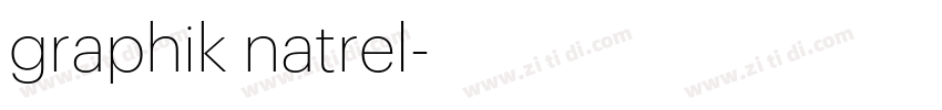 graphik natrel字体转换